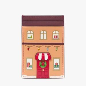 Kate Spade Oh What Fun Gingerbread House Small Slim Cardholder Novelty